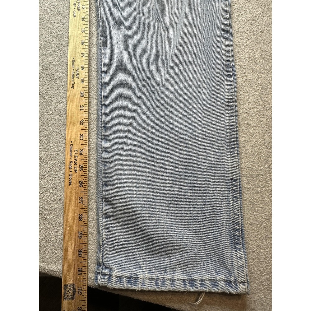 Cabela's Jeans Mens 42x34 (39x32) Light Wash Blue Denim Relaxed Fit Hunting - Picture 3 of 14